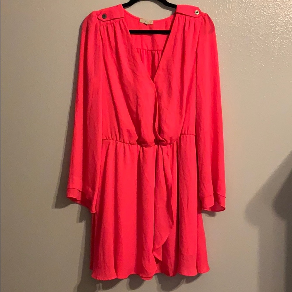 Hot pink dress